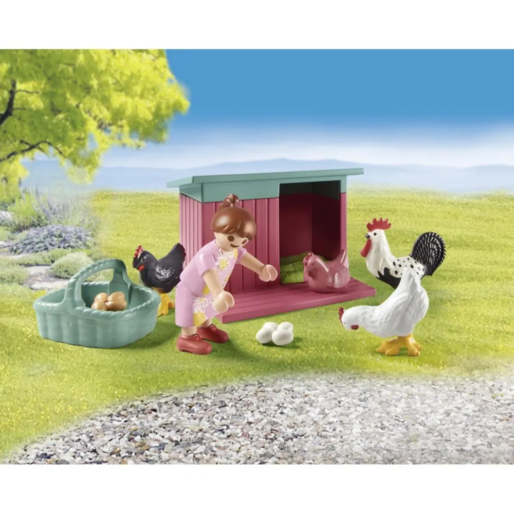 Playmobil Poulailler et jardin My life 71510^ La Ville, La Police Et Les Secours