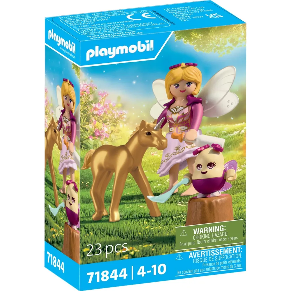 Playmobil Poulain licorne doré avec fée Magic Unicorn 71844^ Les Princesses Et Fées
