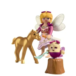 Playmobil Poulain licorne doré avec fée Magic Unicorn 71844^ Les Princesses Et Fées