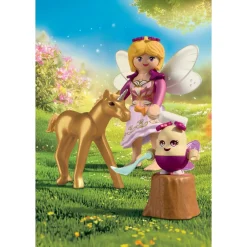 Playmobil Poulain licorne doré avec fée Magic Unicorn 71844^ Les Princesses Et Fées
