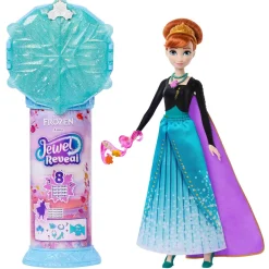 Mattel Poupée Anna Jewel Reveal - La Reine des Neiges^ Poupées Mannequins