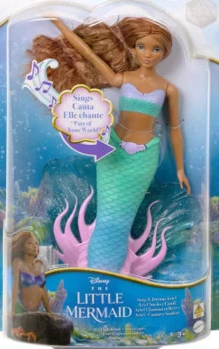 Mattel Poupée Ariel Chantante - Disney Princesses^ Poupées Mannequins