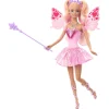 Mattel Poupée Barbie - Fée couleurs magiques^ Poupées Mannequins