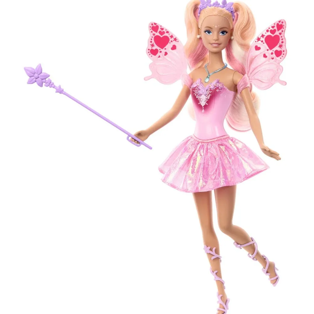Mattel Poupée Barbie - Fée couleurs magiques^ Poupées Mannequins