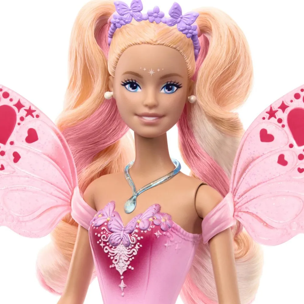Mattel Poupée Barbie - Fée couleurs magiques^ Poupées Mannequins