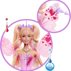 Mattel Poupée Barbie - Fée couleurs magiques^ Poupées Mannequins