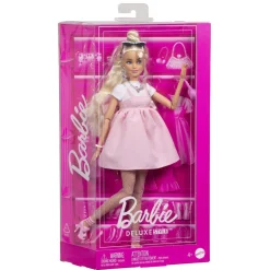 Mattel Poupée Barbie Coffret Deluxe Style Robe rose bonbon^ Poupées Mannequins
