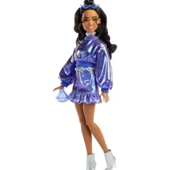 Mattel Poupée Barbie deluxe - Style metalibleu^ Poupées Mannequins