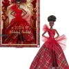 Mattel Poupée Barbie Joyeux Noel Brune^ Poupées Mannequins