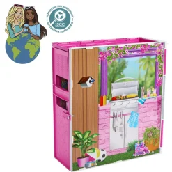 Mattel Poupée Barbie maison de vacances à emporter^ Poupées Mannequins