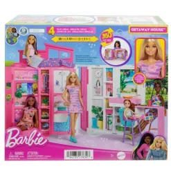 Mattel Poupée Barbie maison de vacances à emporter^ Poupées Mannequins