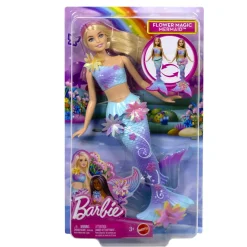 Mattel Poupée Barbie Sirène fleurs magiques blonde^ Poupées Mannequins