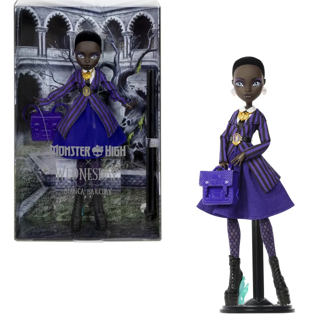 Mattel Poupée Bianca - Monster High x Mercredi^ Poupées Mannequins