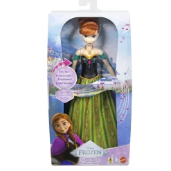 Mattel Poupée chantante Anna La Reine des Neiges - Le renouveau multilangues^ Poupées Mannequins