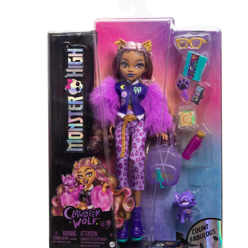 Mattel Poupée Clawdeen Wolf - Monster High^ Poupées Mannequins