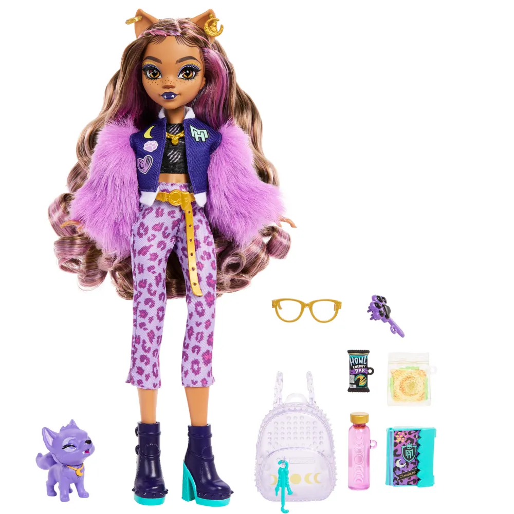 Mattel Poupée Clawdeen Wolf - Monster High^ Poupées Mannequins