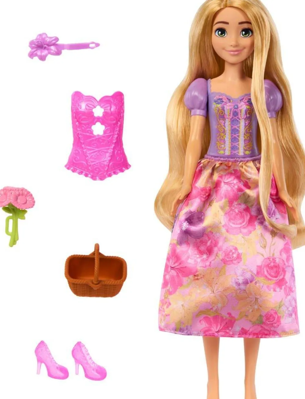 Mattel Poupée Mannequin - Raiponce Spin And Reveal Royal^ Poupées Mannequins