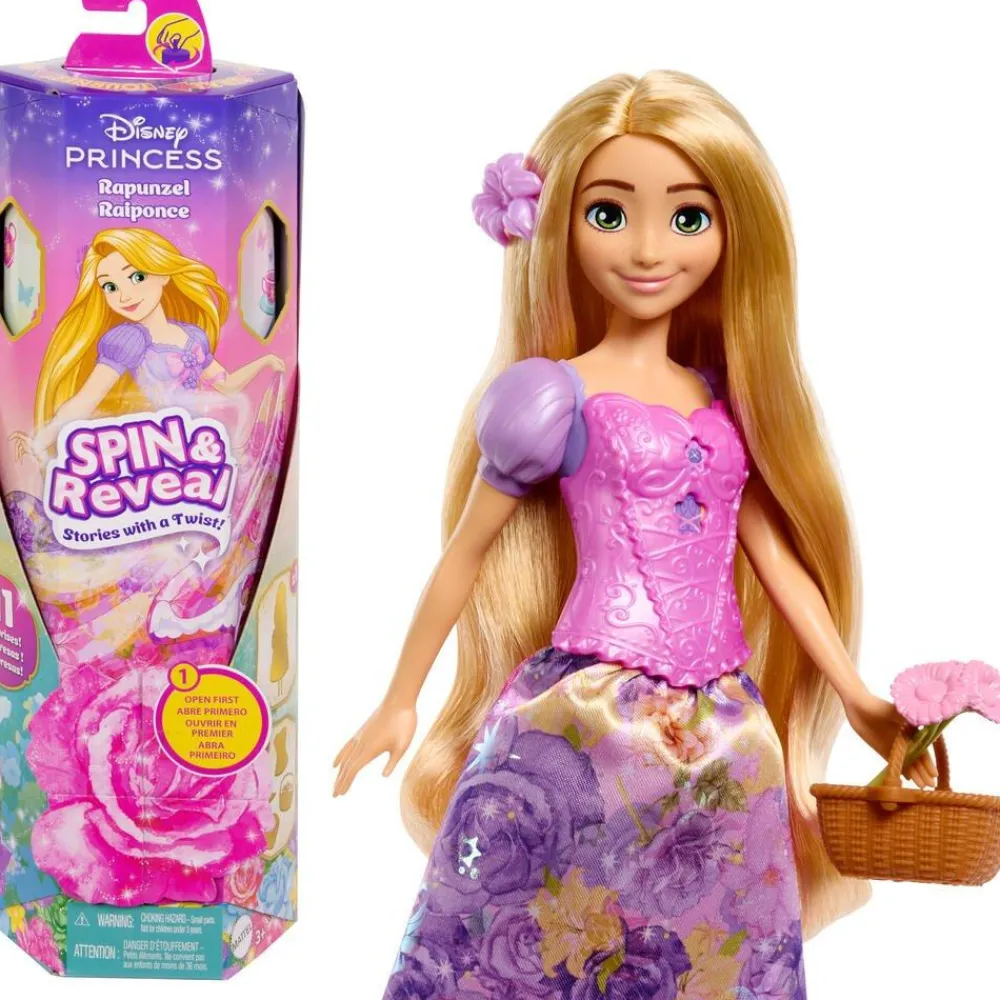 Mattel Poupée Mannequin - Raiponce Spin And Reveal Royal^ Poupées Mannequins