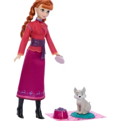 Mattel Poupée mannequin Anna et le louveteau - La Reine des Neiges^ Poupées Mannequins