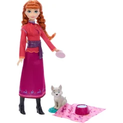 Mattel Poupée mannequin Anna et le louveteau - La Reine des Neiges^ Poupées Mannequins
