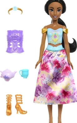 Mattel Poupée mannequin Jasmine - Spin and reveal - Disney Princess^ Poupées Mannequins