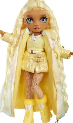 MGA Poupée Mannequin Rainbow High Winter Wonderland Sunny 27 cm^ Poupées Mannequins