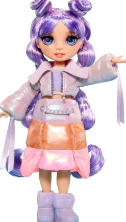MGA Poupée Mannequin Rainbow High Winter Wonderland Violet 27 cm^ Poupées Mannequins