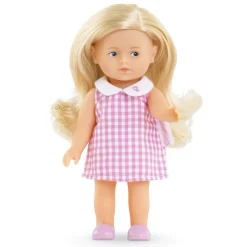 Corolle Poupée Mini Corolline Rosy robe Vichy^ Poupées Classiques