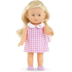 Corolle Poupée Mini Corolline Rosy robe Vichy^ Poupées Classiques