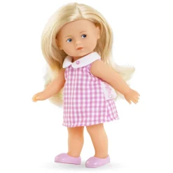 Corolle Poupée Mini Corolline Rosy robe Vichy^ Poupées Classiques