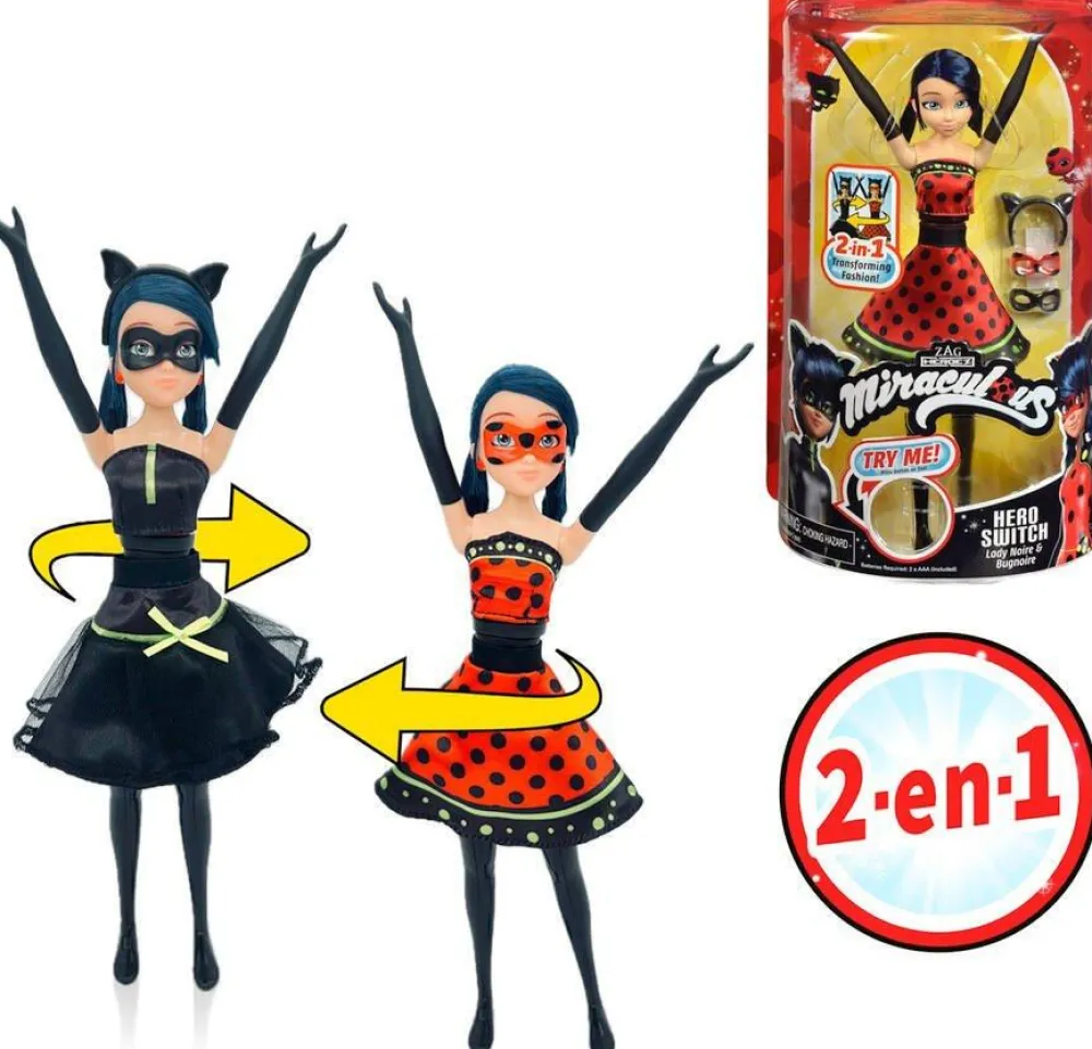 Bandai Poupée Miraculous Ladybug Transformation^ Poupées Mannequins