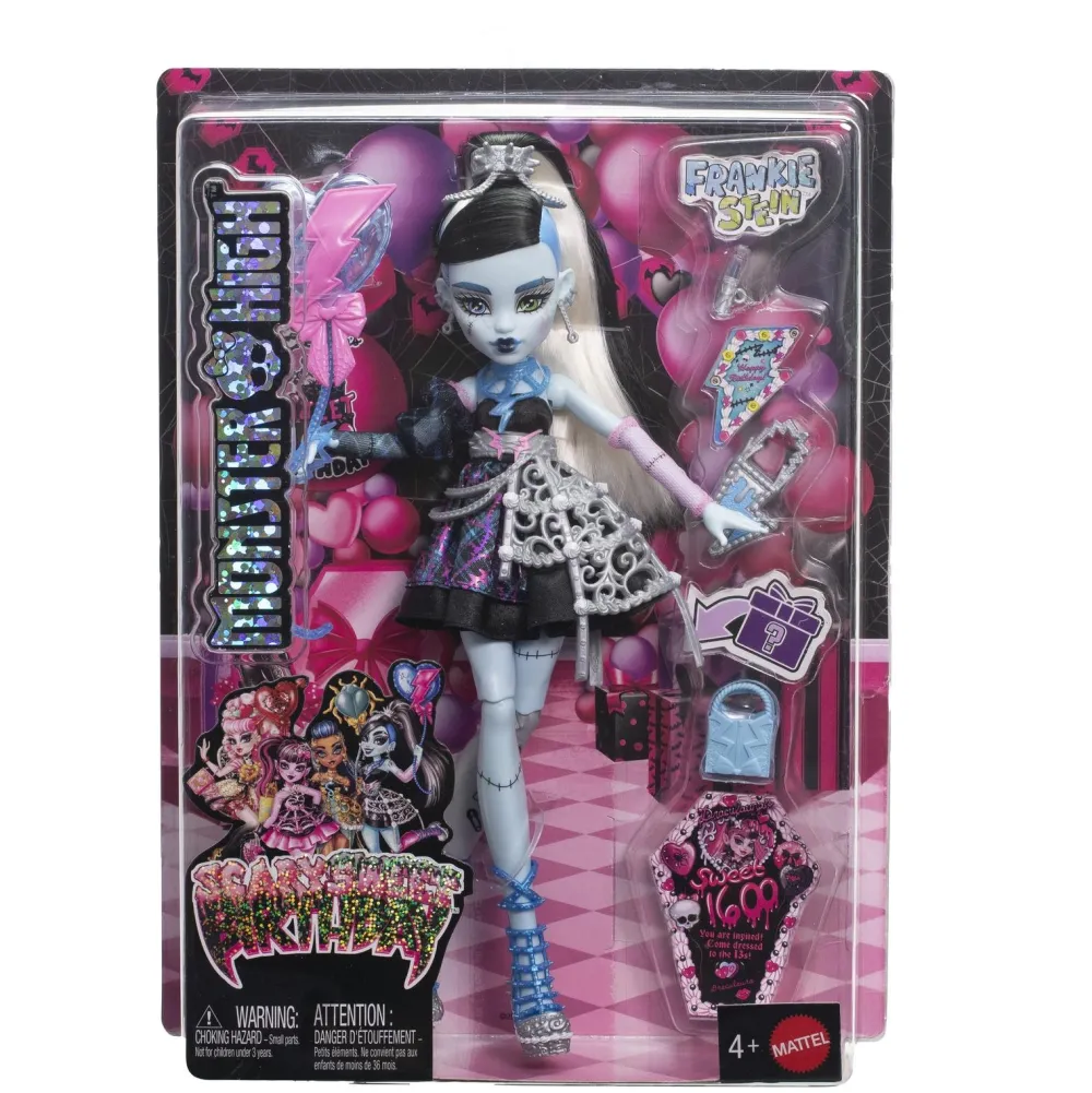 Mattel Poupée Monster High Anniversaire Frankie Stein^ Poupées Mannequins