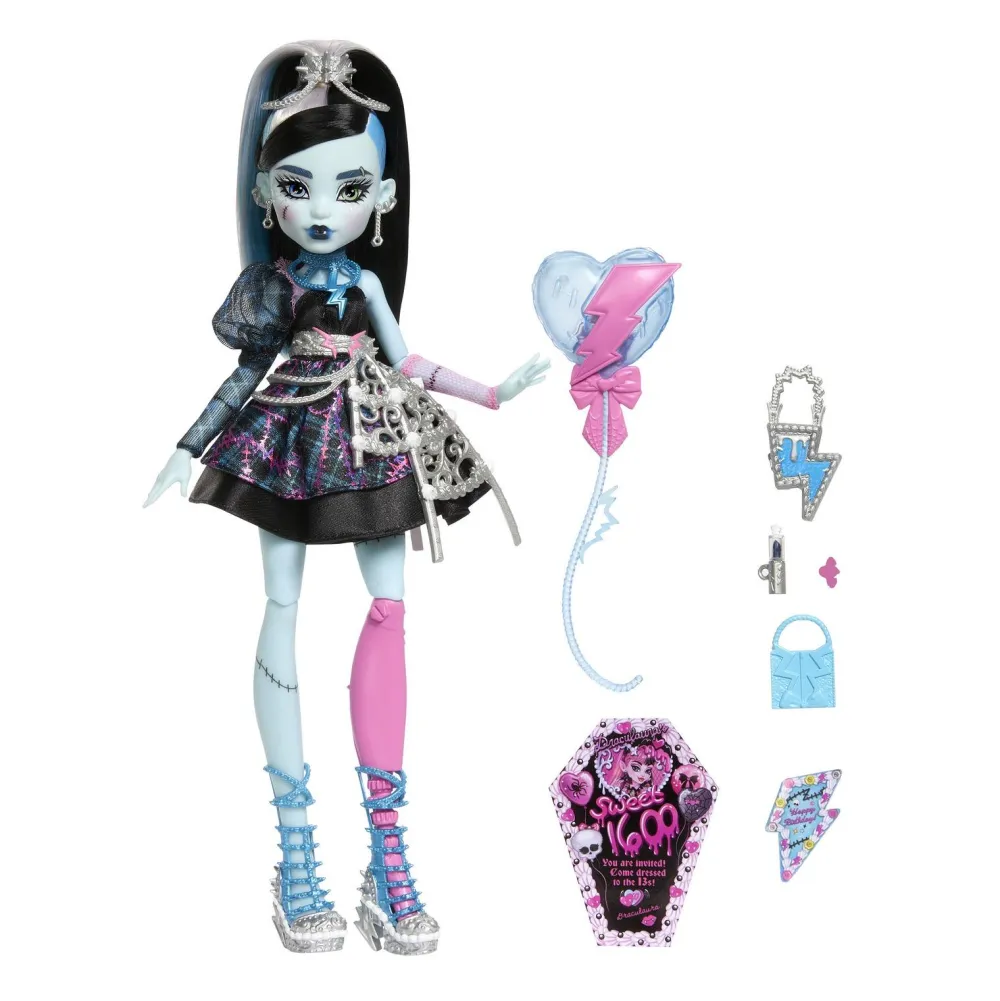 Mattel Poupée Monster High Anniversaire Frankie Stein^ Poupées Mannequins
