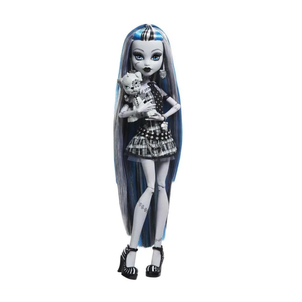 Mattel Poupée Monster High Drame au cinéma - Frankie Stein^ Poupées Mannequins