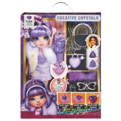 MGA Poupée Rainbow High Creative cristals - Violet Willow^ Poupées Mannequins