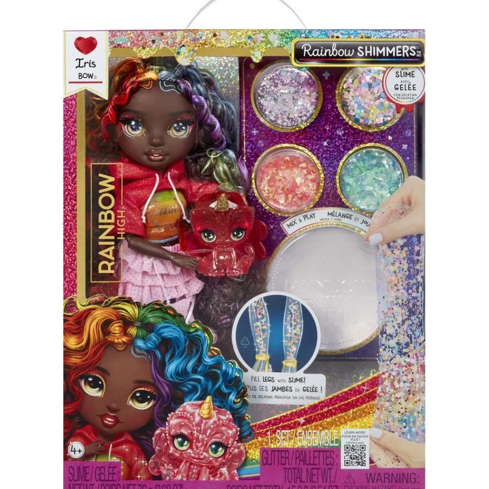 MGA Poupée Rainbow High Rainbow shimmers Iris Bow^ Poupées Mannequins