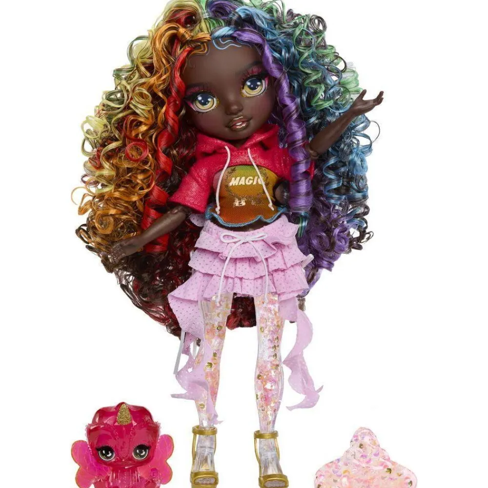 MGA Poupée Rainbow High Rainbow shimmers Iris Bow^ Poupées Mannequins