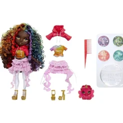 MGA Poupée Rainbow High Rainbow shimmers Iris Bow^ Poupées Mannequins