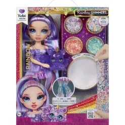 MGA Poupée Rainbow High Rainbow shimmers Violet Willow^ Poupées Mannequins