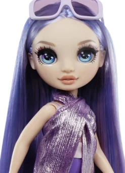 MGA Poupée Rainbow High Swim et Style - Violet^ Poupées Mannequins