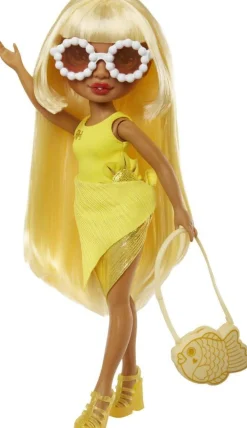 MGA Poupée Rainbox High Swim et Style - Sunny Jaune^ Poupées Mannequins