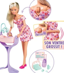 Steffi Poupée Love future Maman^ Poupées Mannequins