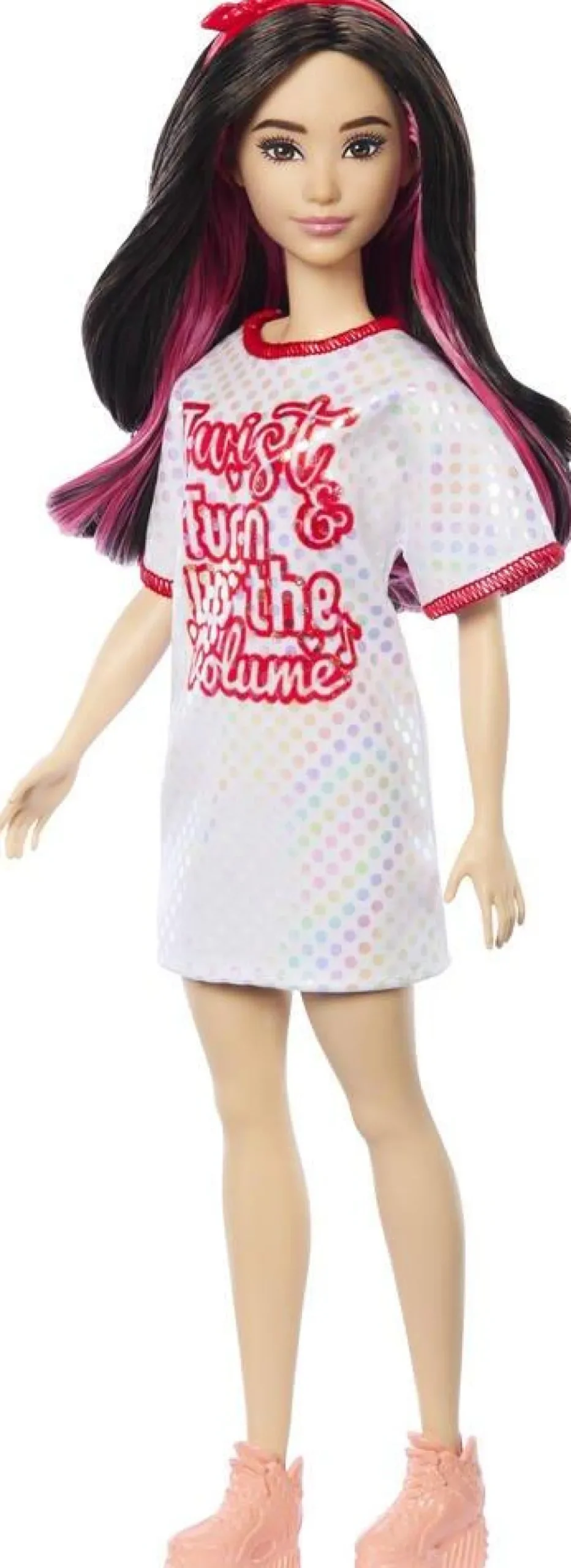 Mattel Poupee Barbie Fashionistas - Robe T-shirt^ Poupées Mannequins