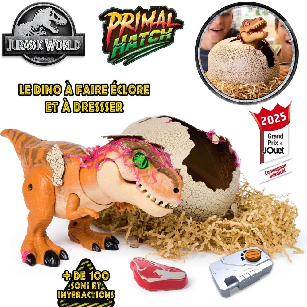Spin Master Primal Hatch dino éclosion secrète - Jurassic World^ Les Dinosaures Et La Préhistoire