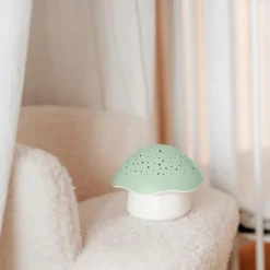 Pabobo Projecteur étoiles champignon vert^ Mobiles Et Veilleuses