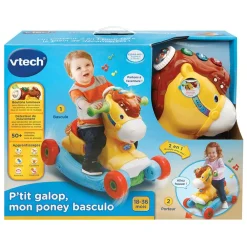 Varta P'tit galop, mon poney basculo^ Trotteurs, Pousseurs, Porteurs Et Bascules