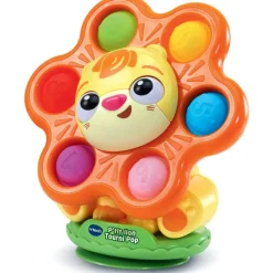 VTech Ptit lion Tourni Pop avec ventouse^ Hochets Et Jouets D'Activités