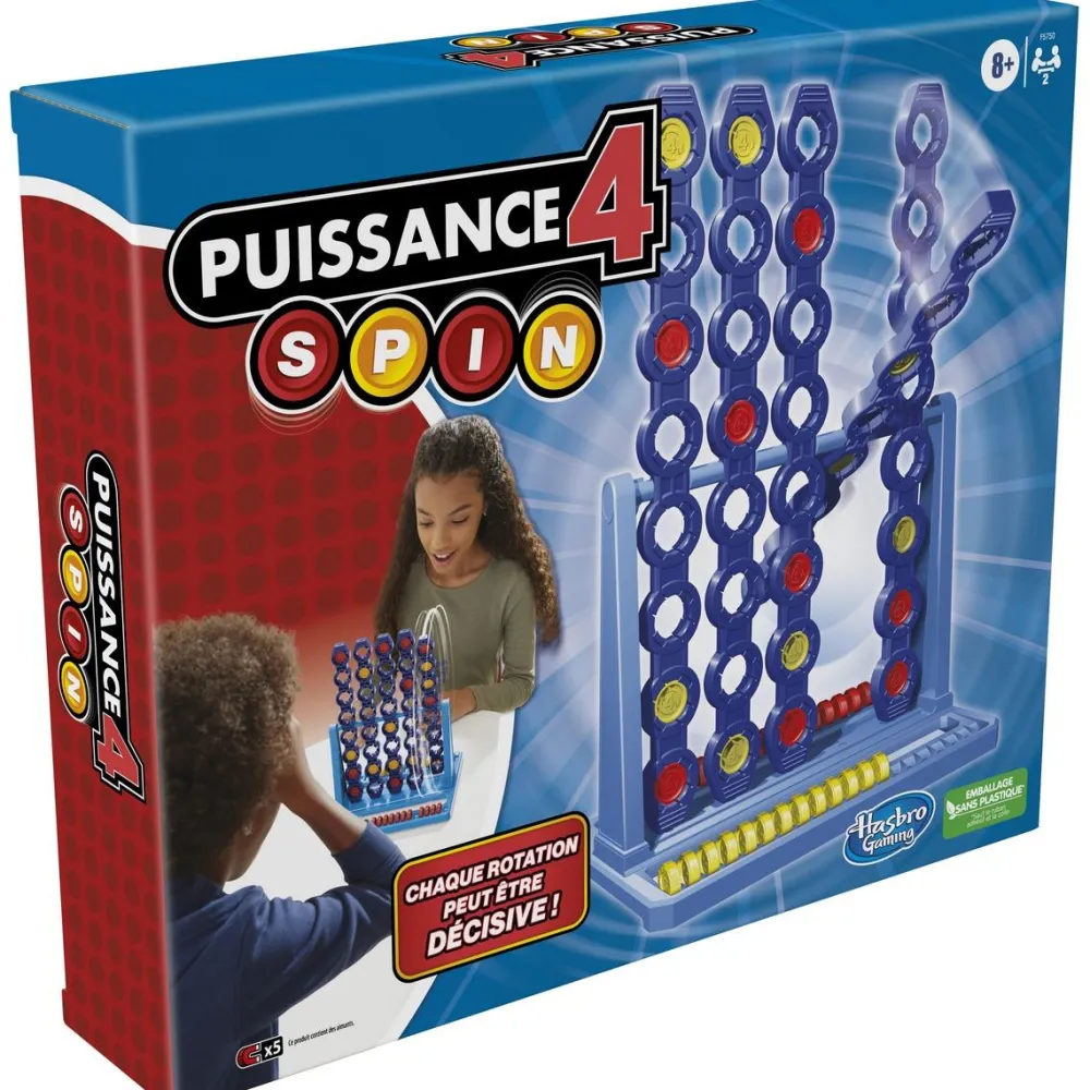 Hasbro Gaming Puissance 4 spin^ Jeux D'Action Et D'Adresse