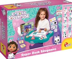Lisciani Giochi Pupitre des apprentissages et jeux Gabby et la maison magique^ Autres Apprentissages