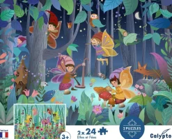 Sentosphu00e8re PUZZLE 24 PCS X 2 ELFES ET FEES^Enfant Puzzles Bébés Et Enfants
